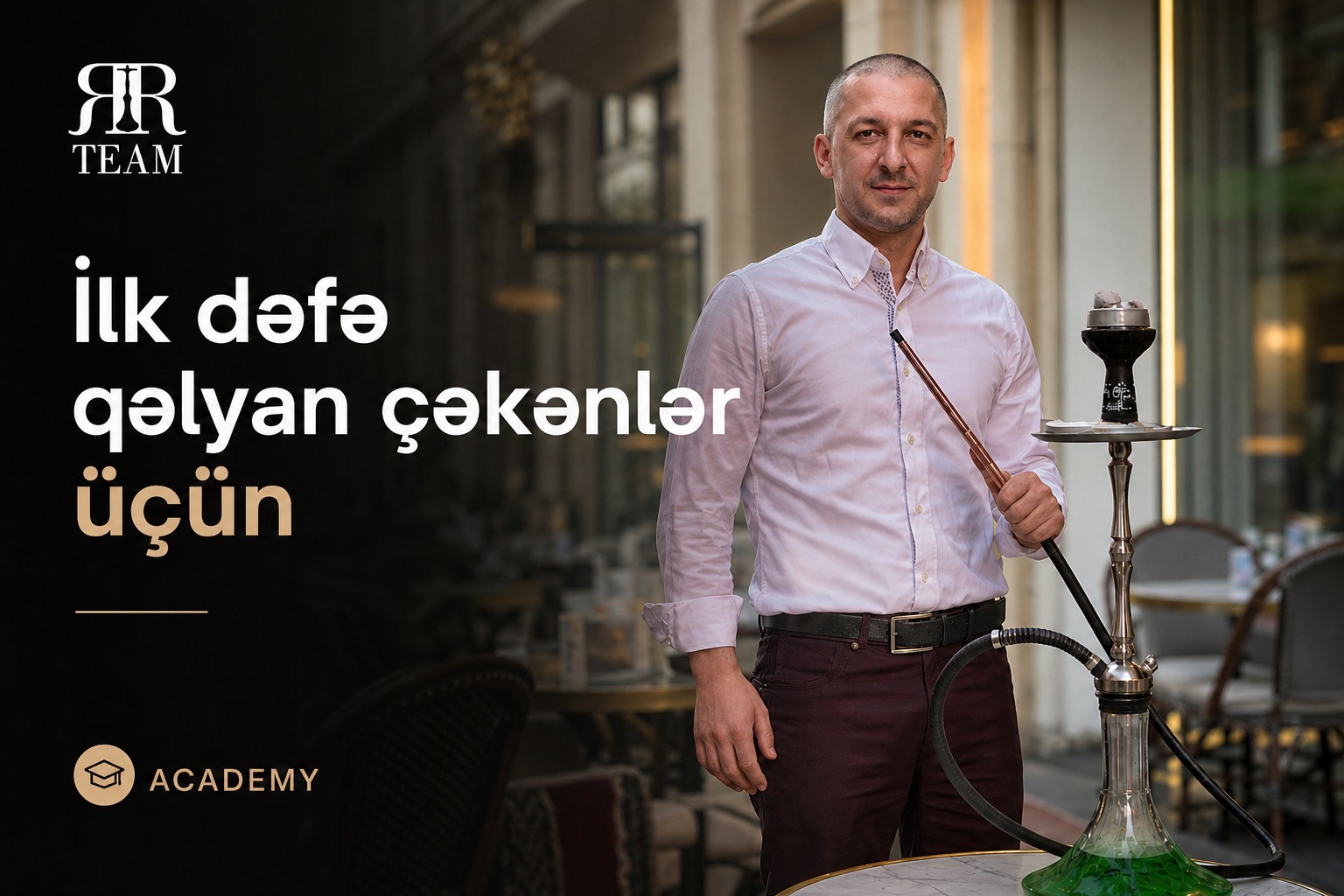 İlk dəfə qəlyan çəkənlər üçün təlim dərsi