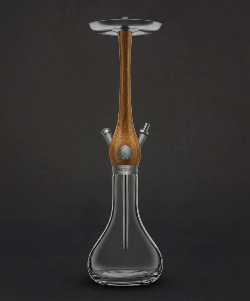 Wookah natural wood hookah model